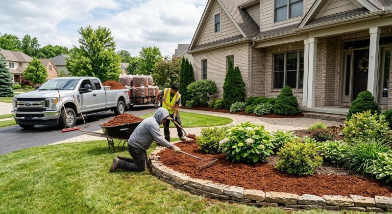 Black Mulch Installation in Honolulu, HI