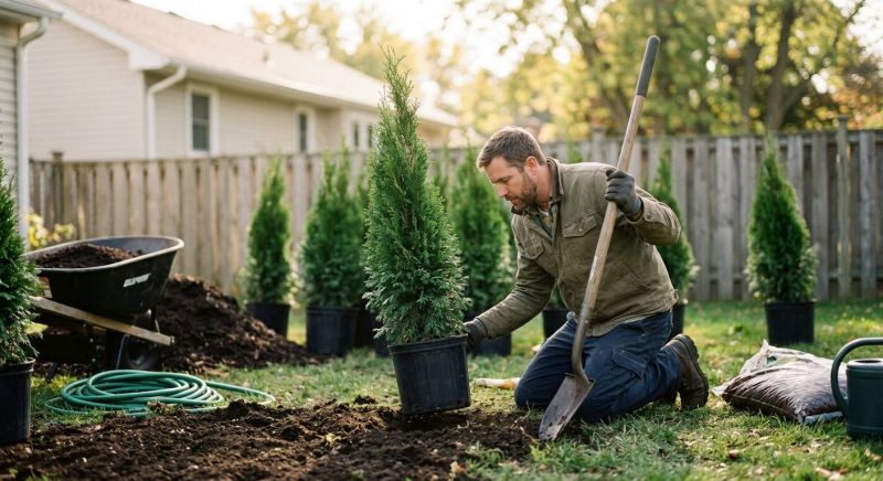 Privacy Trees Planting in Ventura County, CA